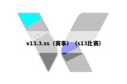 v13.3.ss（赛事）（s13比赛）