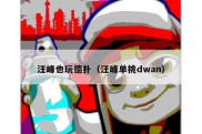 汪峰也玩德扑（汪峰单挑dwan）